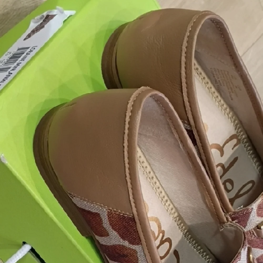 NIB Sam Edelman Loraine Mini Animal Print Loafer | US Size 4M
